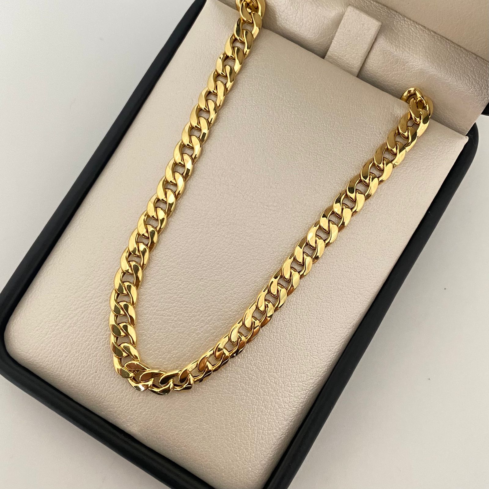 Cadena It cubana broche especial Oro amarillo 18k +1 / 13,0 Gr / 5,6 mm / 60 Cm